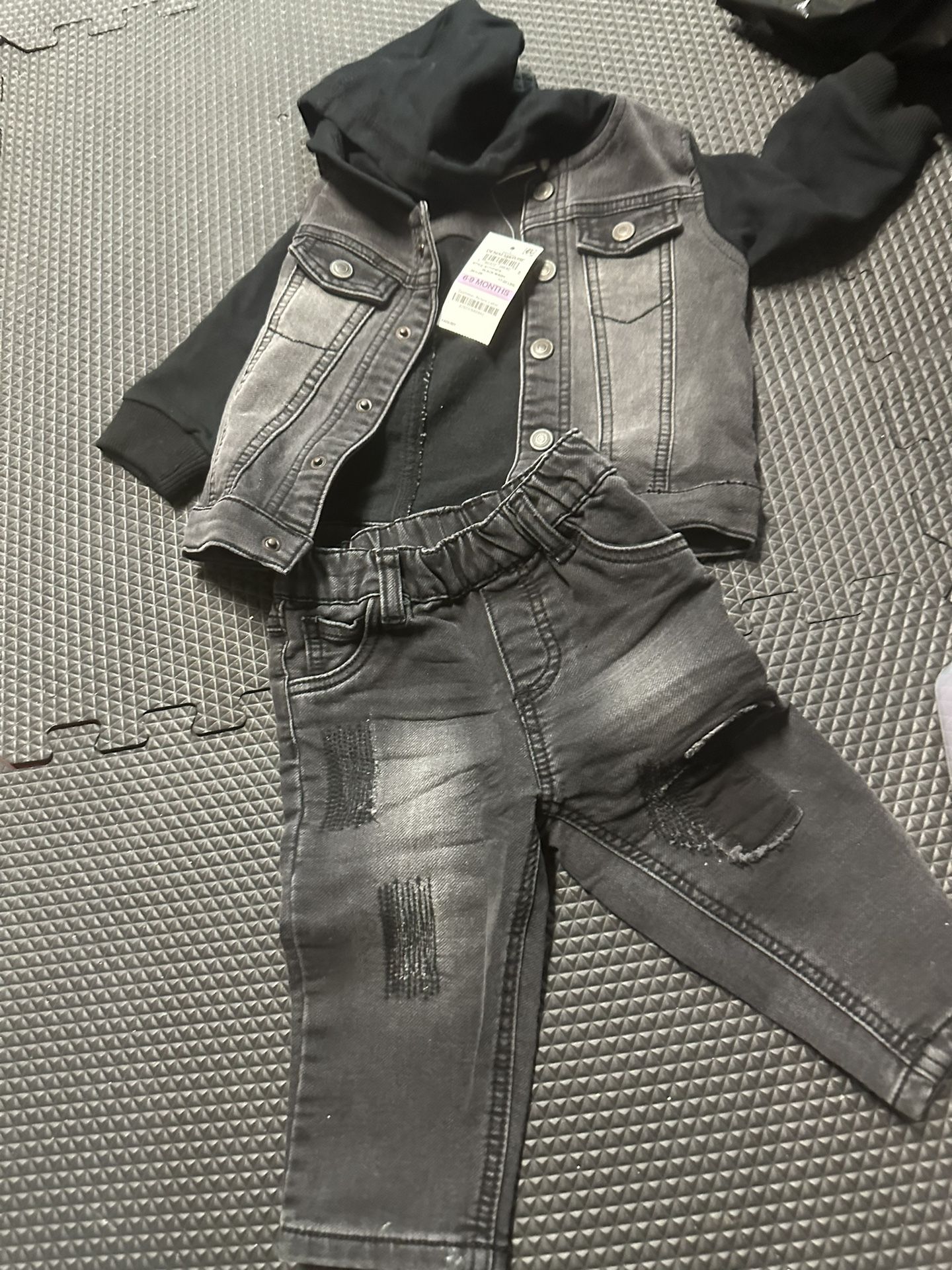 Boys 6-9 Mos Jean Outfit