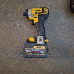 Dewalt Impact Driver +6ah 60v Battery 