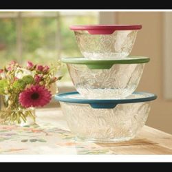 Princess House Recipientes Juego De 3 Nuevos En Sus Cajas