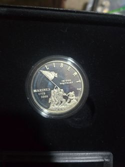 Silver Marines coin