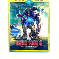Iron Man 3 (Blu-ray/DVD, 2013, 2-Disc Set, Includes Digital Copy 3D)