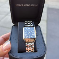 Emporio Armani AR1604 Silver Classic Watch - Great Condition