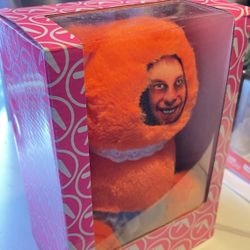 Aphex Twin Donkey Rhubarb Teddy Bear (Orange) – Offbrand Library
