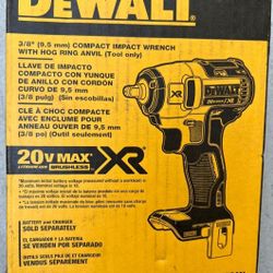 Dewalt 3/8 Impact (TOOL ONLY) 