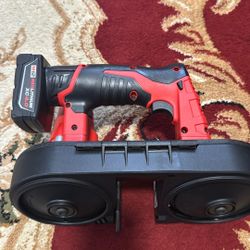 M12 12V Lithium-Ion Cordless Sub-Compact Band Saw with battery 