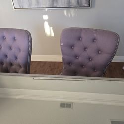 Z GALLERIE SOPHIE TABLE AND CHAIRS