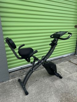 Slim Cycle Stationary Recumbent Bike 