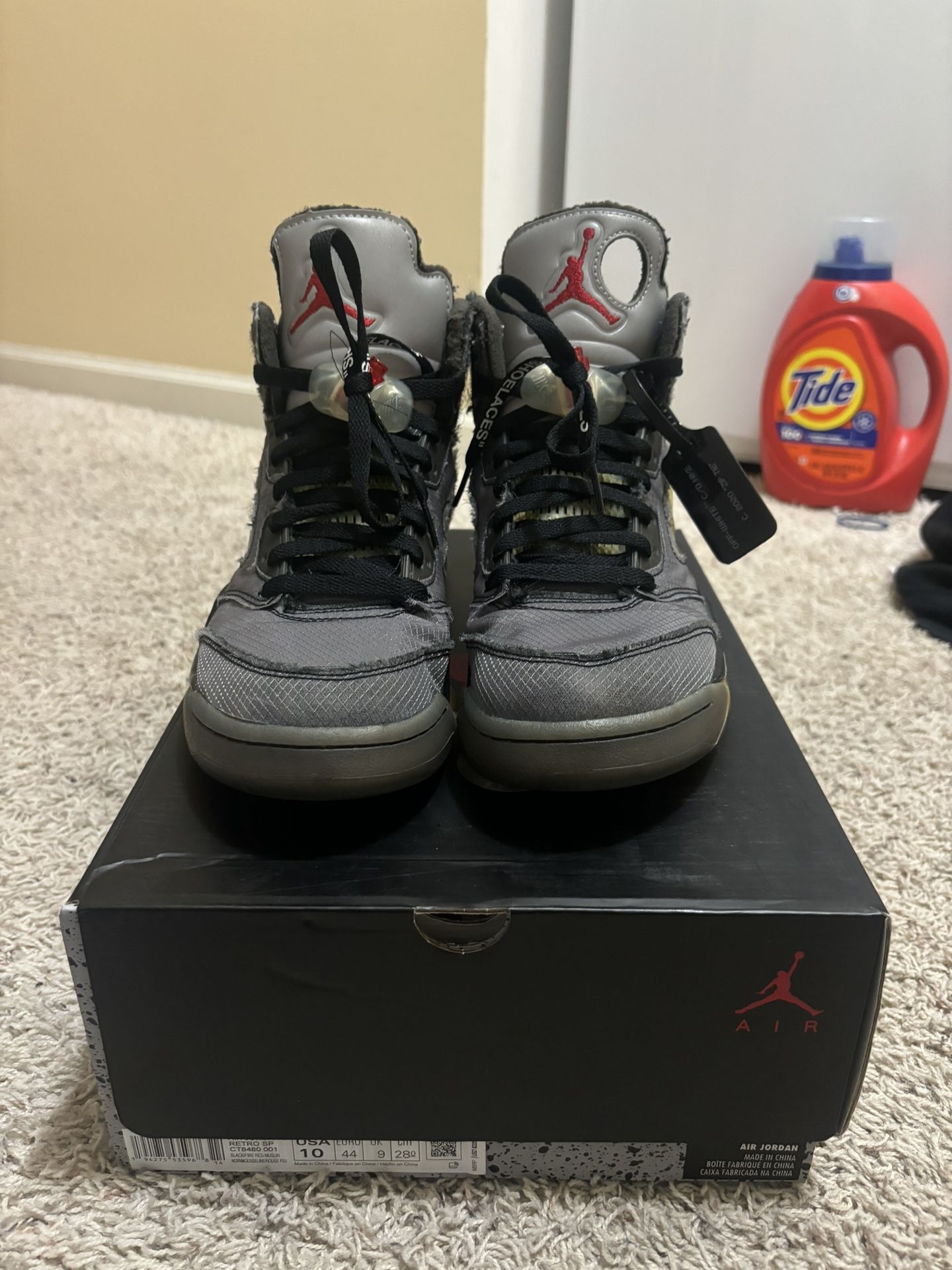 Jordan Retro 5 Off White Muslin 