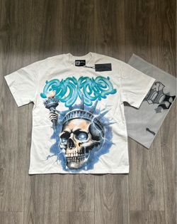 Size S, M | Liberty Skeleton Godspeed Tee
