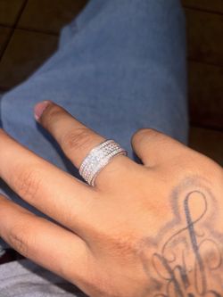 Moissanite ring