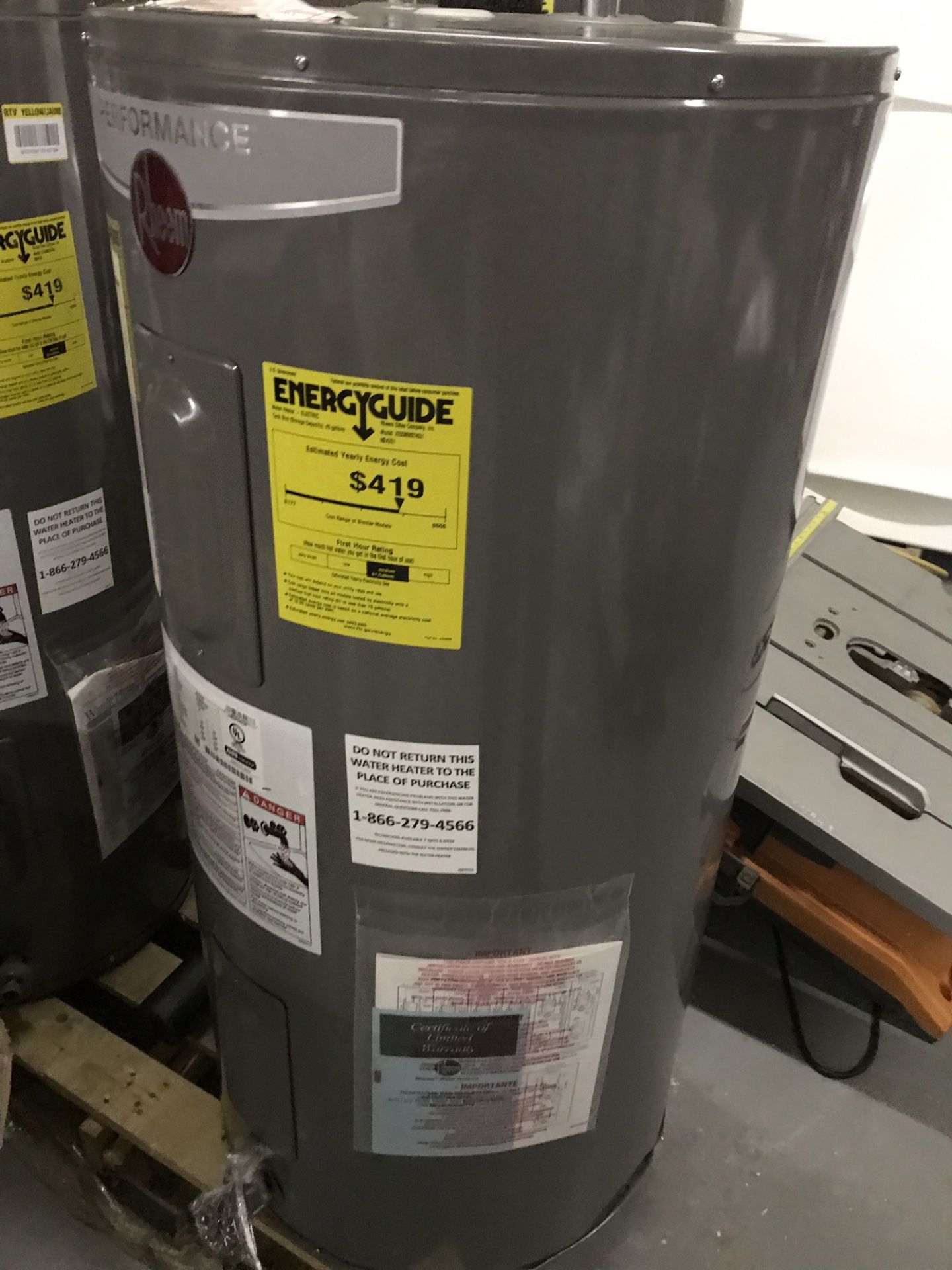 Rheem 50gal water heater