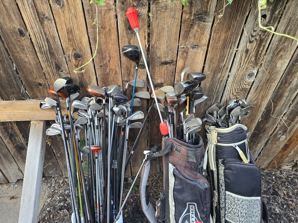 Lot Of Golf Clubs For Sale