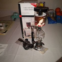 TABLE TOP COFFEE SIPHON WITH  MICRO BURNER
