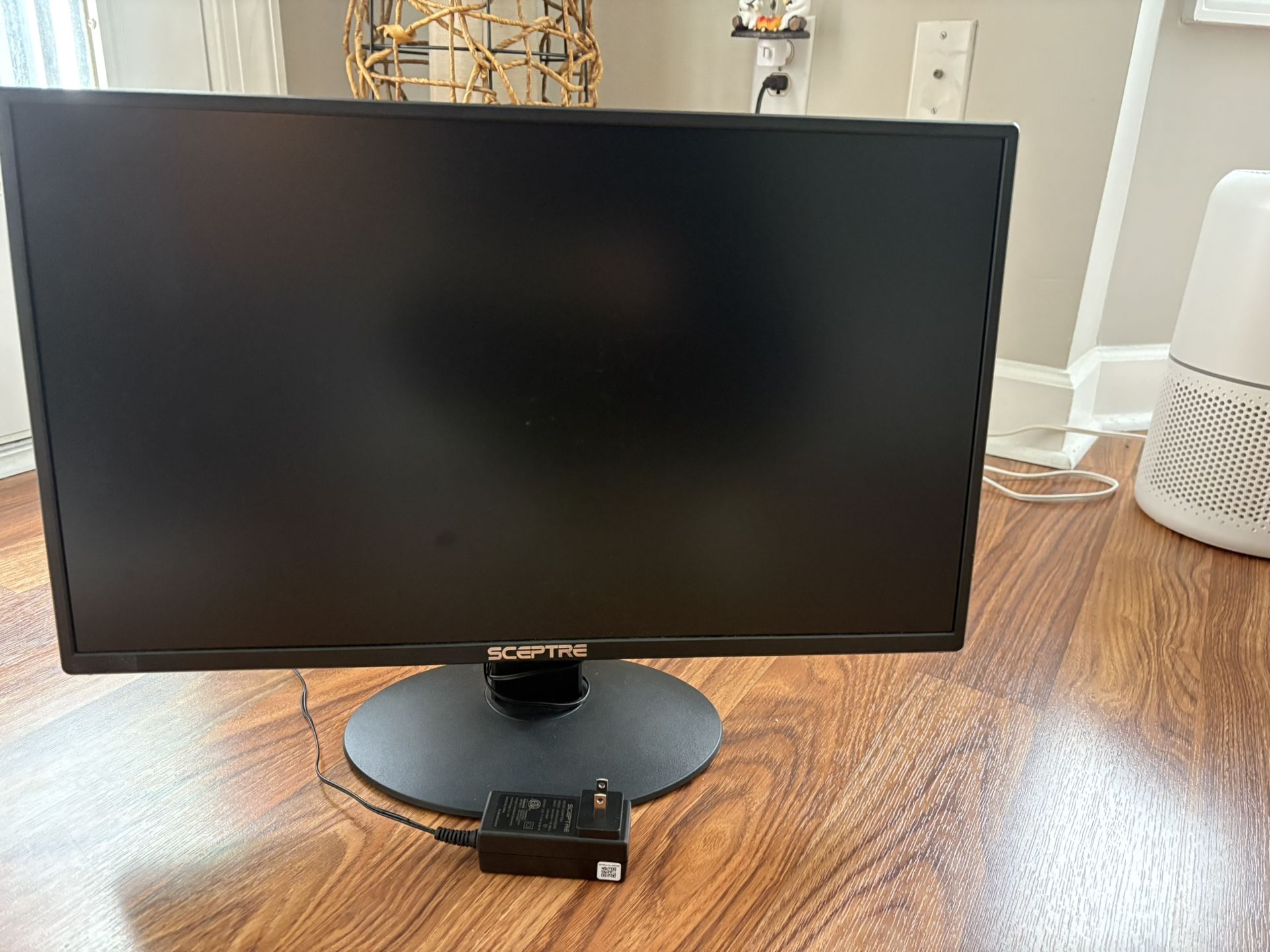 Sceptre 24-inch Prime Monitor Thin 1080p LED Monitor 99% sRGB 2x HDMI VGA Build-in Speakers, Machine Black (E248W-19203R 2025 Series