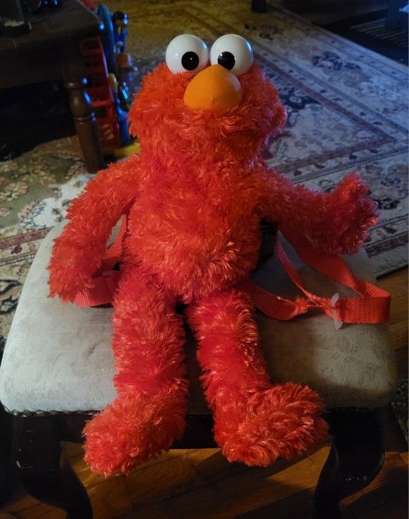 Elmo kids plush backpack