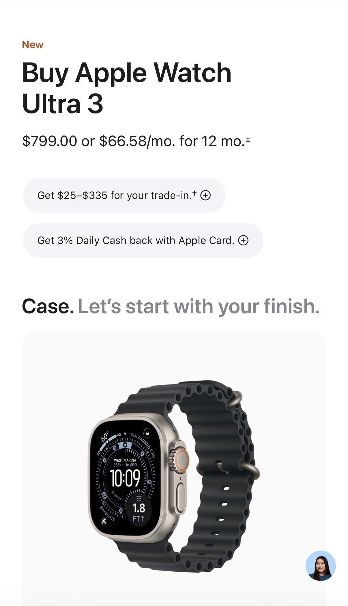 Apple Watch Ultra 3 Nuevo