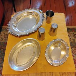 Silver, And ,Stainless Steel Mixs &Plate