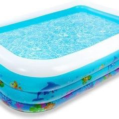 Dedilion Inflatable Swimming Pool 120 X 72 X 24 Large Above Ground Backyard Family ⭐️ NEW IN BOX ⭐️