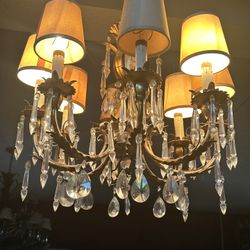 Antique Crystal chandelier 