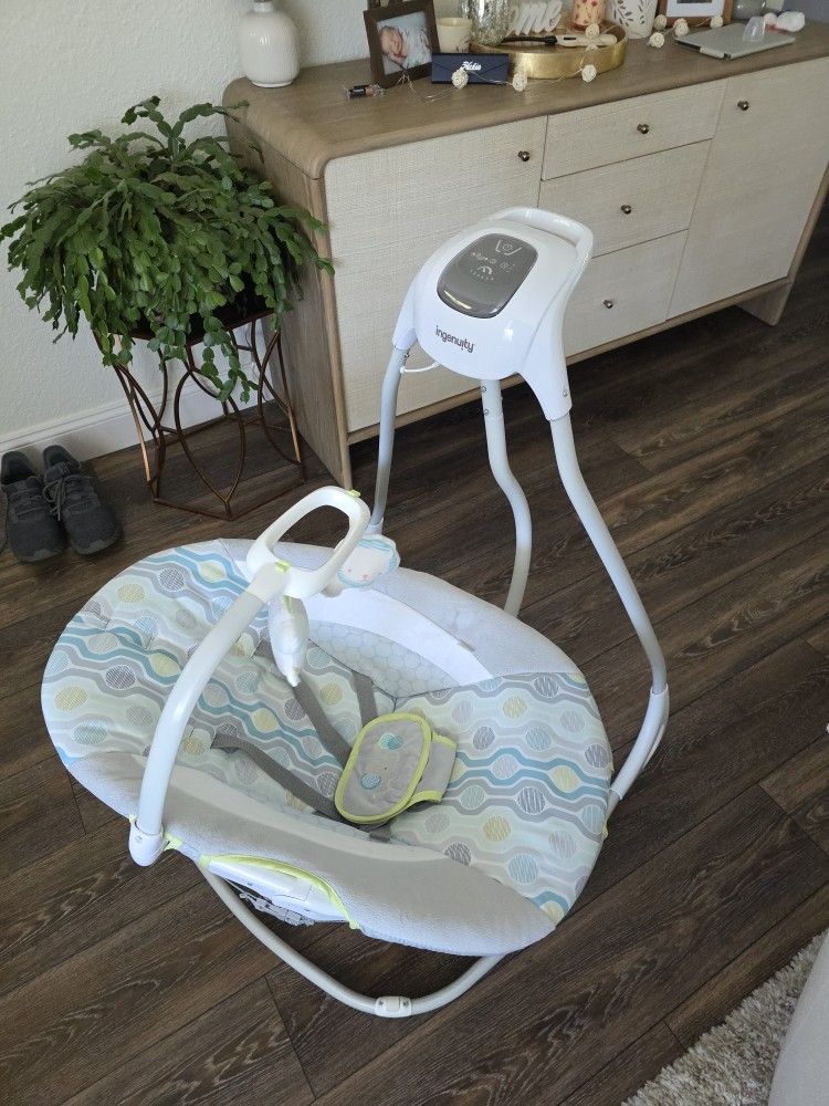 Ingenuity 2-in-1 6-Speed Multi-Direction Baby Swing & Rocker