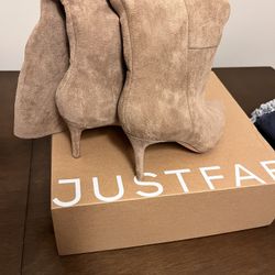 Just Fab Beige Boots