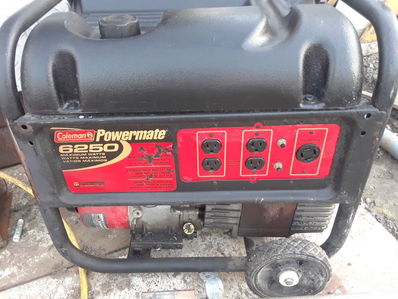 Colman powermate 6250v generator
