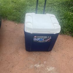 Igloo 60 Quart Rolling “Transformer” Cooler In Blue