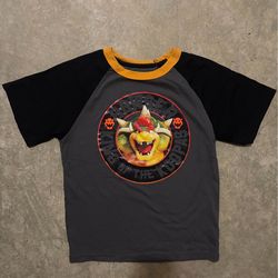 The Super Mario Bros Movie Bowser T Shirt Youth Kids Small S