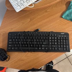 Keyboard And Mouse Both With Wire