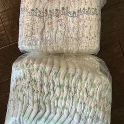 Two Packs Of Size 6 Diapers 