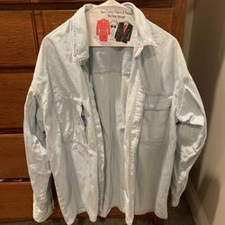 Levis Made and Crafted Blue Denim Over-shirt