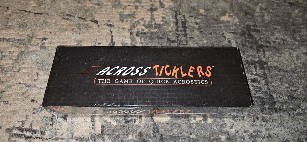 Across Ticklers - The Game of Quick Acrostics (1991) Brand New & Factory Sealed!