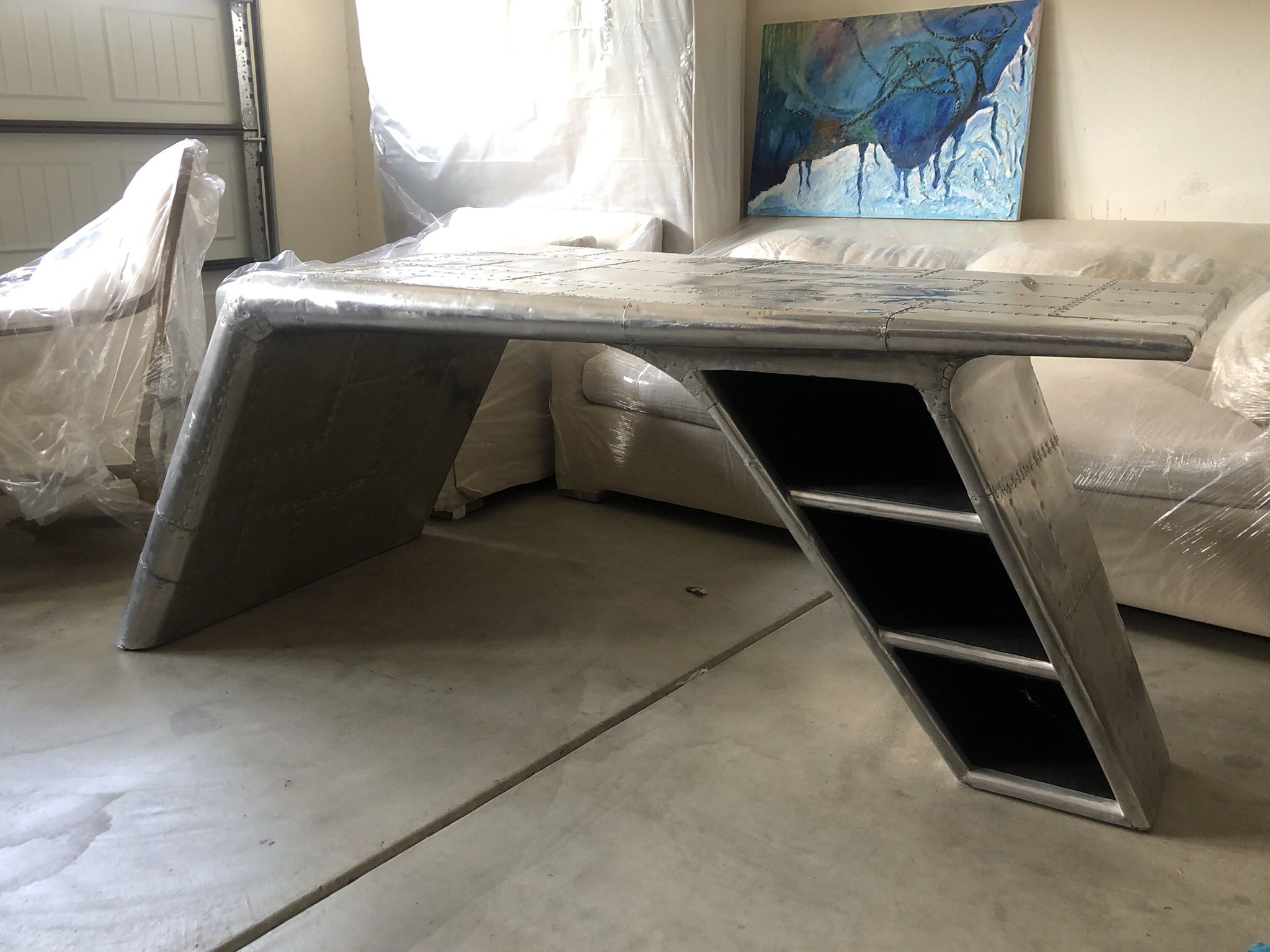 Restoration Hardware Aviator Wing Desk