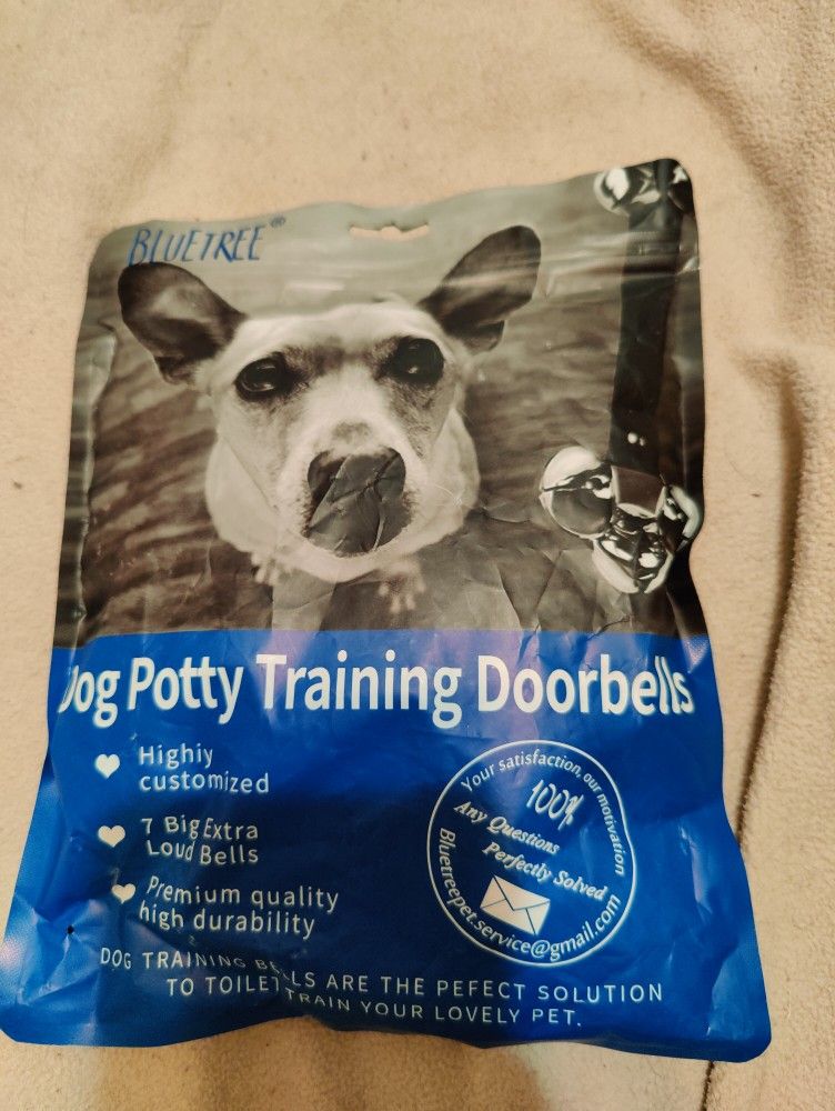 NEW IN PCKG DOG POTTY TRAINING DOORBELLS BY 