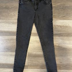 Democracy Ab Technology Size 6 Black Skinny Leg Jeans