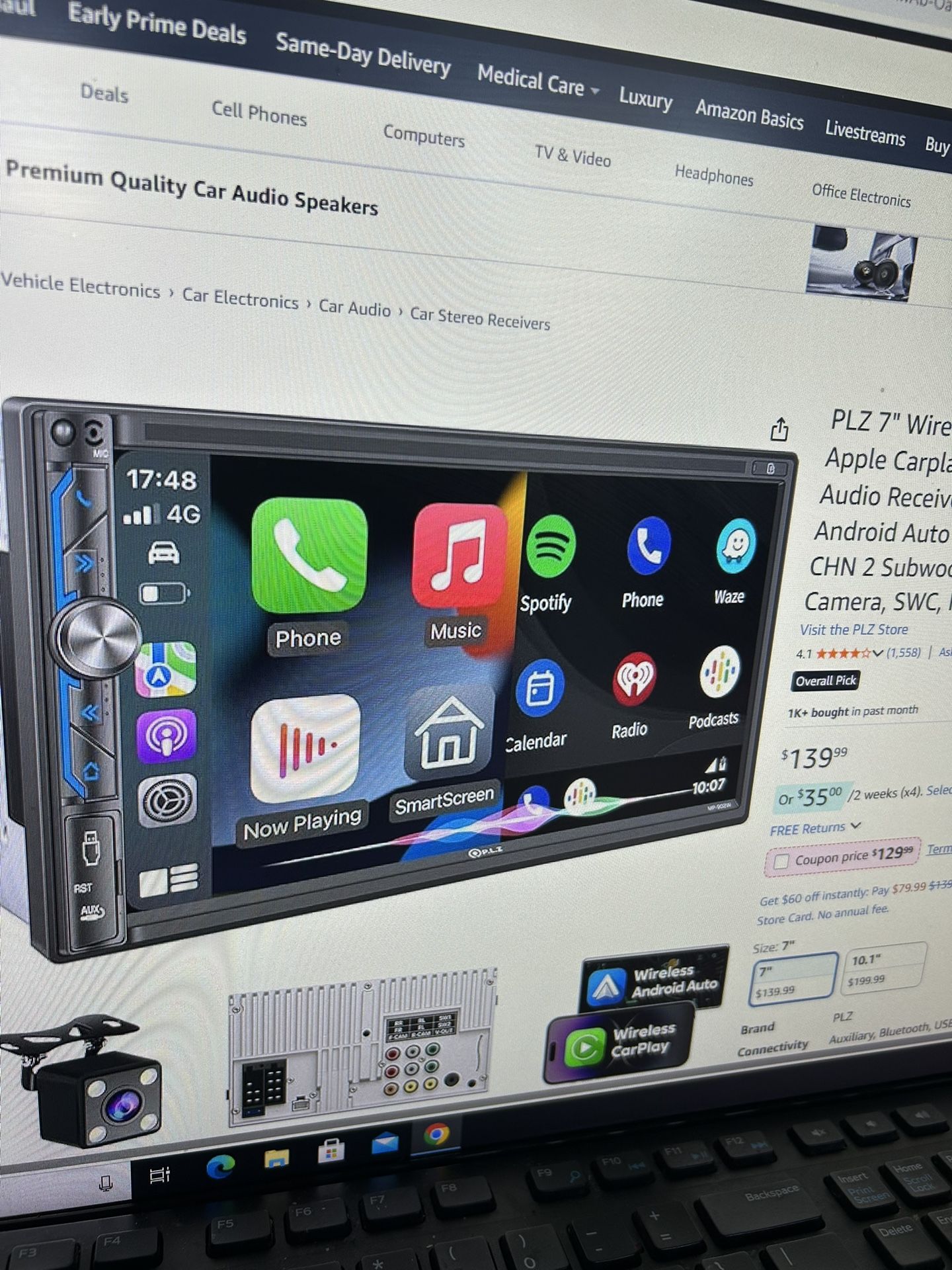 Stereo Android Double Din CarPlay And Android