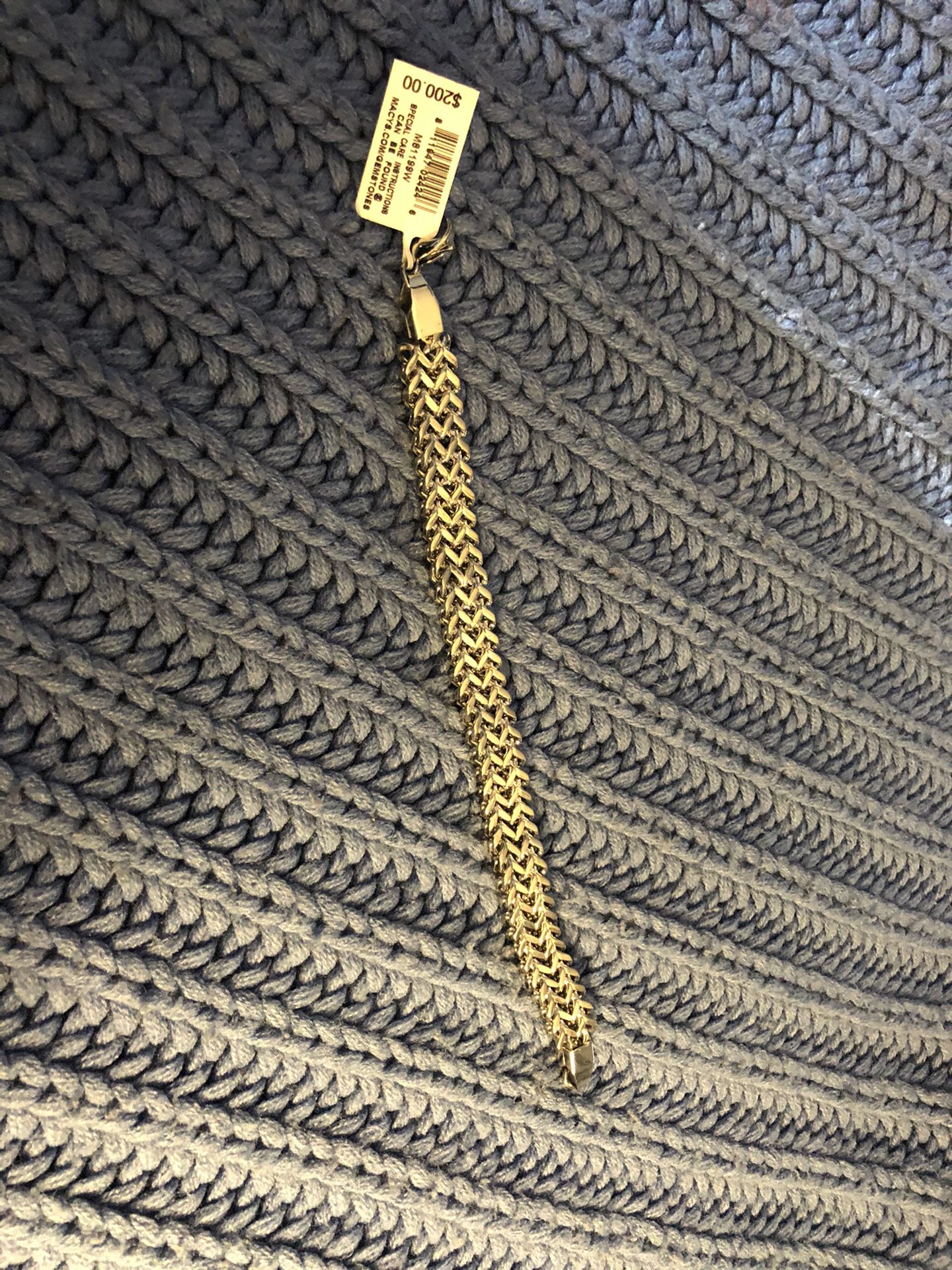 Men’s Stainless Link Bracelet Retail $200