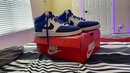 Blue Nikes