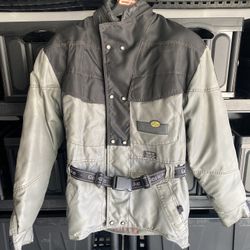 2 First Gear by Hein Gericke Motorcycle Leather Jackets multi layer in great condition one XL one M