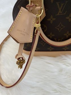 New Auth LOUIS VUITTON Alma BB in Monogram Microchip