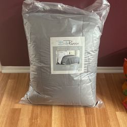 $25 NEW King Reversible Gray Comforter 