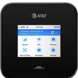 NETGEAR Nighthawk M7 Pro Mobile Hotspot 5G mmWave, WiFi 7, Unlocked, AT&T & Verizon, International, Portable Device for Travel