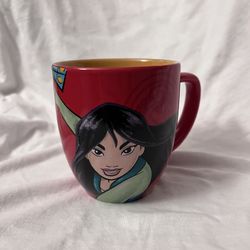 Disney Parks Princess Mulan Portrait “Live with Honor” Ceramic Coffee Mug 16oz