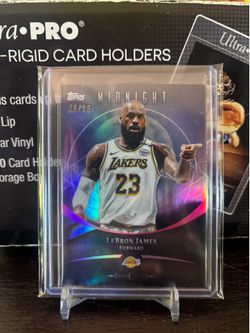 Topps midnight LeBron James /99 card