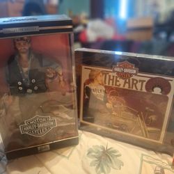 Collector edition Harley  Davidson Barbie and 2005 Harley Davidson 1000 piece puzzle