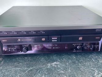5-Disc CD Changer with Dual Deck