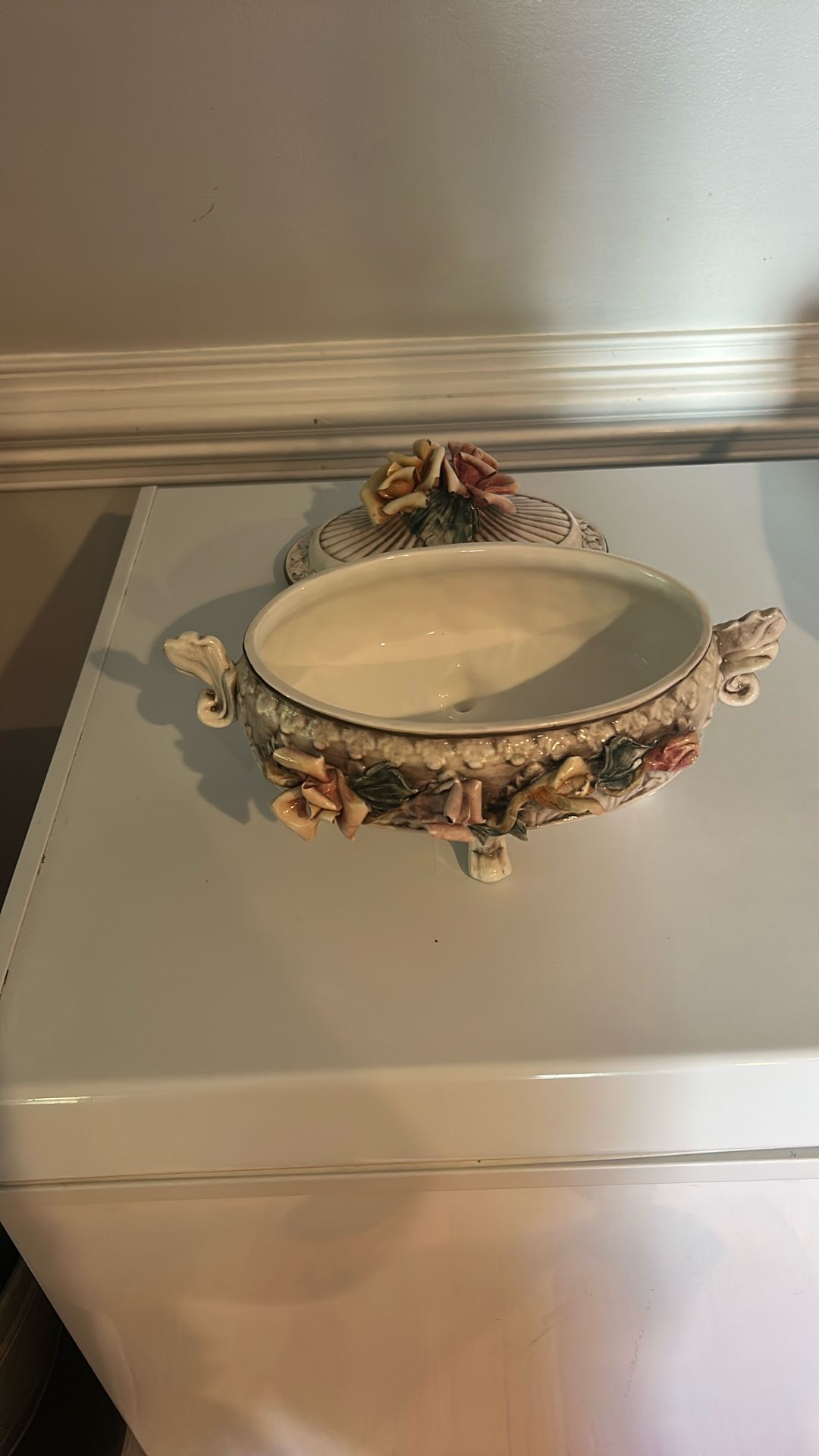 Vintage Capodimonte Dish