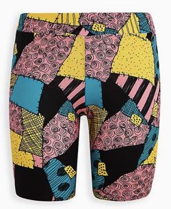 DISNEY THE NIGHTMARE BEFORE CHRISTMAS BIKE SHORT - MULTI COLOR SALLY PATCHES