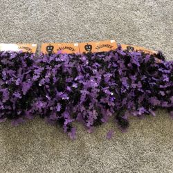 Lot Of 4 Halloween Purple Garland - NEW.