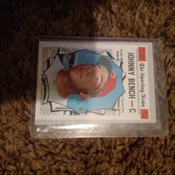 Vintage baseball Card Johnny Bench 1969